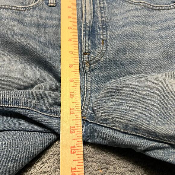 Madewell Jeans Womens 27 Perfect Vintage Distressed Raw Hem High Rise Pants - Picture 10 of 12